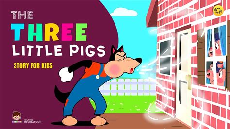 The three little pigs - Three little pigs story - fable story for kids - 3 little pigs - YouTube