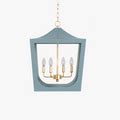 Blue Pagoda Lantern Pendant - Kitchen Island Pendants - Dear Keaton