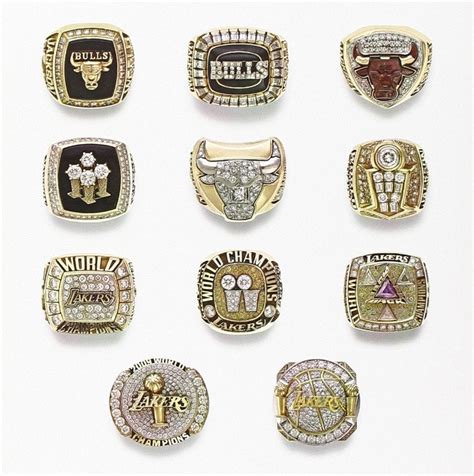 Phil Jackson's 11 NBA championship rings : r/sports