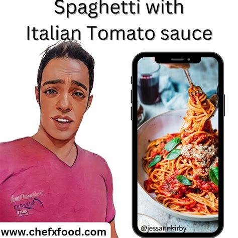RECIPE SPAGHETTI WITH ITALIAN TOMATO SAUCE