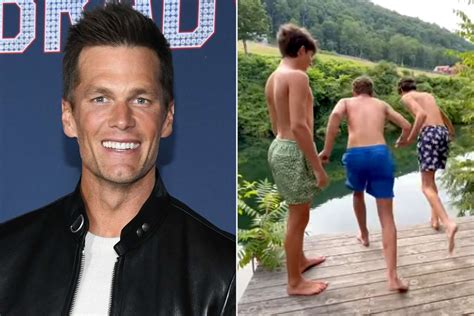 Tom Brady Shares Photos of His Riverside Family Vacation with Kids