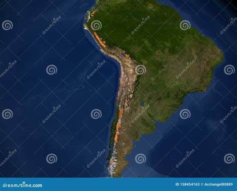 South America from Space.Elements of this Image Were Furnished by NASA ...