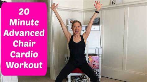 20-Minute Advanced Chair Cardio Workout Video You Can Do With A Foot or ...