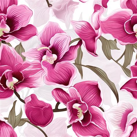 Premium AI Image | Minimalist floral pattern