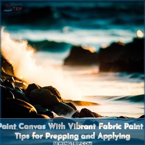 Paint Canvas With Vibrant Fabric Paint - Tips For Prepping and Applying