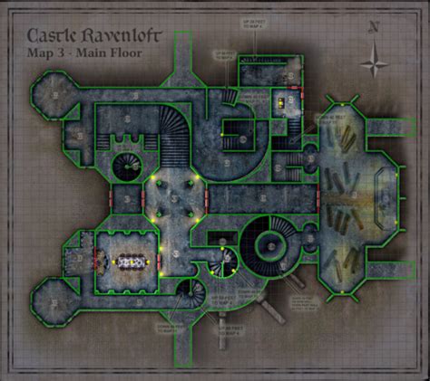 Dnd Castle Ravenloft Map