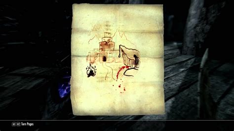 Skyrim Treasure Map 7 - Large World Map