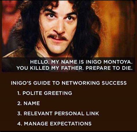 Skip's House of Chaos: Inigo Montoya's Guide to Networking Success