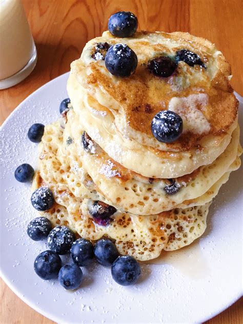 Gluten-Free Fluffy Blueberry Pancakes - The Dish On Healthy