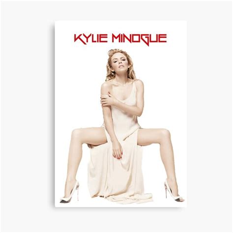 "Kylie Minogue" Canvas Print for Sale by JuCee | Redbubble