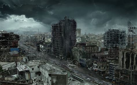 Destroyed City ( Matte Painting - 2010 ) :: Behance