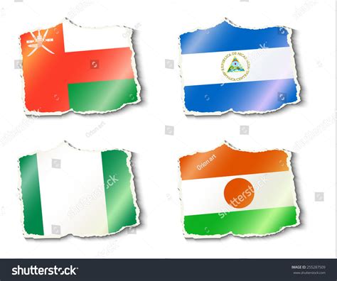 Flags World Vector Illustration Stock Vector (Royalty Free) 255287509 ...