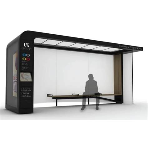 Modern Smart Metal Bus Stop Shelter Design - Buy Bus Stop Shelter ...