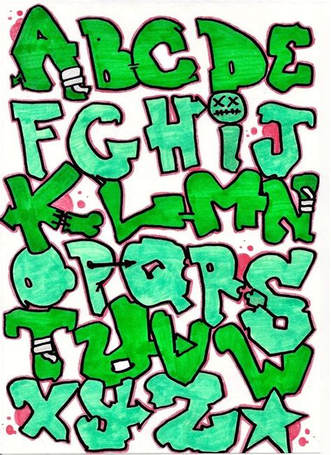 Graffiti Alphabet | Graffiti text, Graffiti alphabet, Graffiti