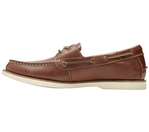 Vionic Men's Leather Spring Boat Shoes - Lloyd - QVC.com