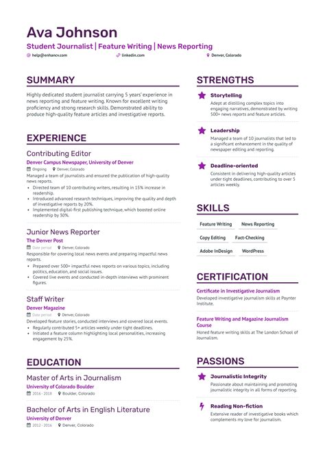 8 Journalist Resume Examples & Guide for 2024