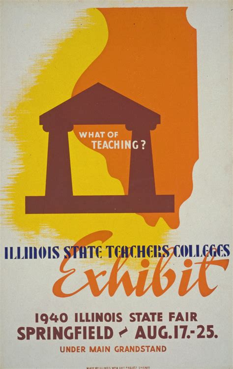 Vintage Teachers Exhibit Poster Free Stock Photo - Public Domain Pictures