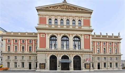 Der Wiener Musikverein, ein traditionsreiches Konzerthaus in Wien ...