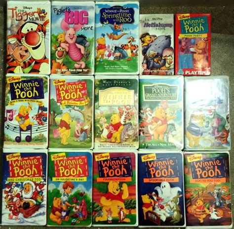 Lot Winnie The Pooh Vhs Tapes The Many Adventures Of Winnie The Pooh | Hot Sex Picture