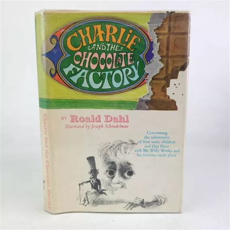 CHARLIE AND THE Chocolate Factory, Roald Dahl; 1973 HC/DJ 1st Book Club ...