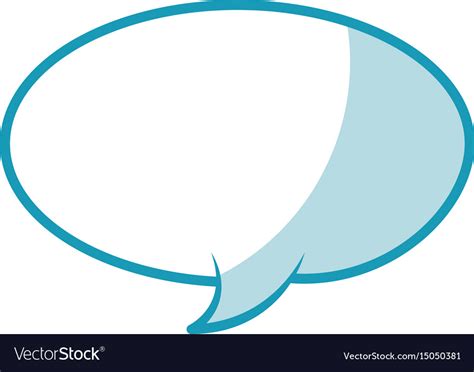 Shadow speech bubble graphic design Royalty Free Vector