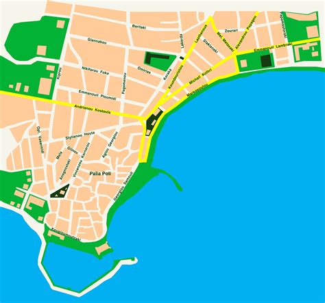 City map of Ierapetra - Crete TOURnet - Greece