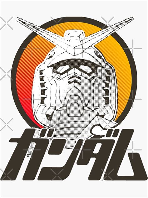 "Gundam" Sticker for Sale by goomba1977 | Redbubble