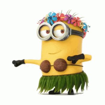 Minions Dance GIF - Minions Dance Hawaiian - Discover & Share GIFs | Minions, Minions love ...