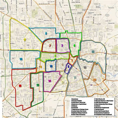 Midtown Houston Map