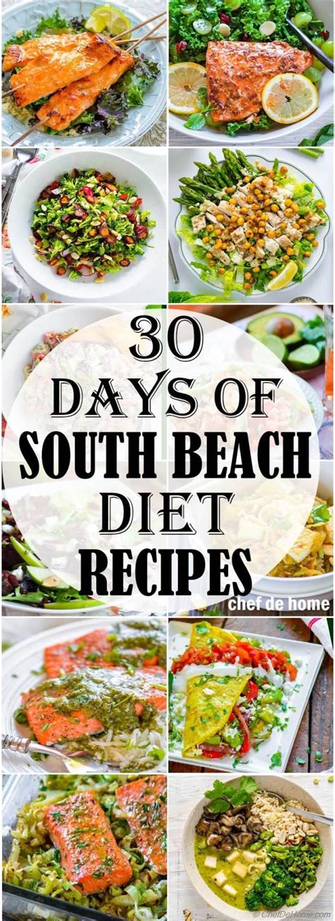 30 Days of South Beach Diet - Recipes | ChefDeHome.com