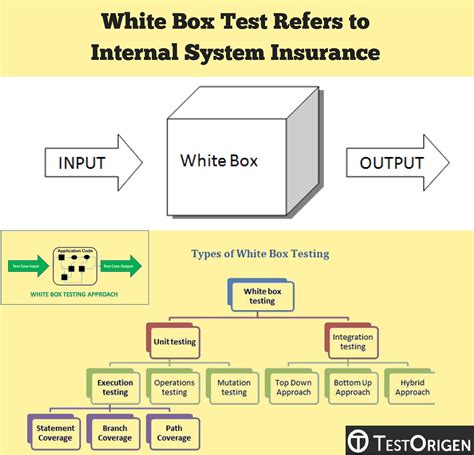 White Box Test Refers to Internal System Insurance - TestOrigen