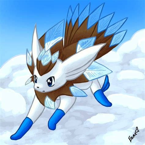 Pokémon - This is a theoretical flying type evolution for Eevee | Pokémon | Pinterest | Evolución