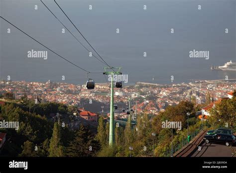 Funchal, Madeira cable car Stock Photo - Alamy