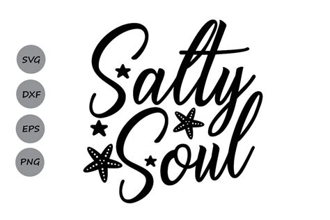 Salty Soul Svg, Summer Svg, Beach Svg, Summer Beach Svg, Vacation Svg. By CosmosFineArt ...