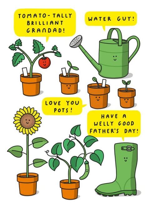 Mungo And Shoddy Funny Gardeners Father's Day Card | Moonpig