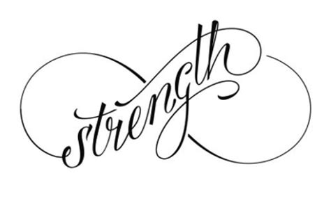 Strength Word Art