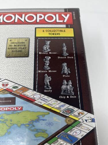 Monopoly Disney Game Board Disney Vacation Club Edition 2012 Ages 8+ Rare | #4653428006