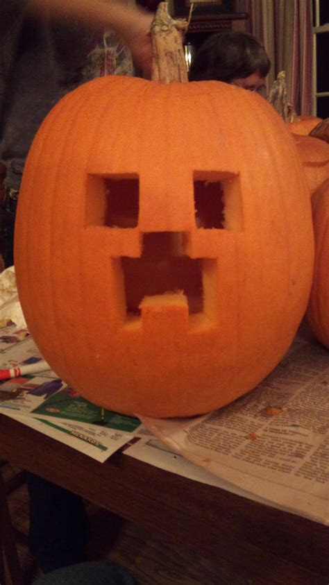 Minecraft Creeper Pumpkin by Darkksaber on DeviantArt