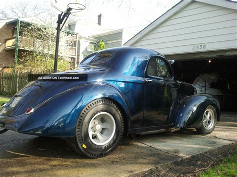 1941 Real Steel Nostalgia Willys Coupe Gasser Rat Hot Rod With Blown ...