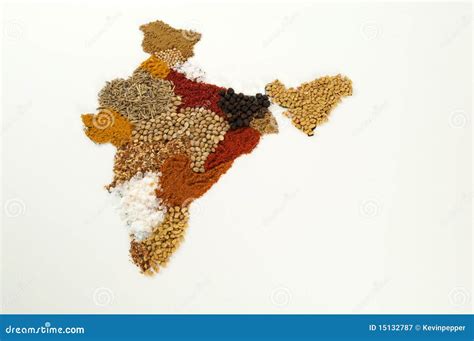 India spice map stock image. Image of closeup, colourful - 15132787