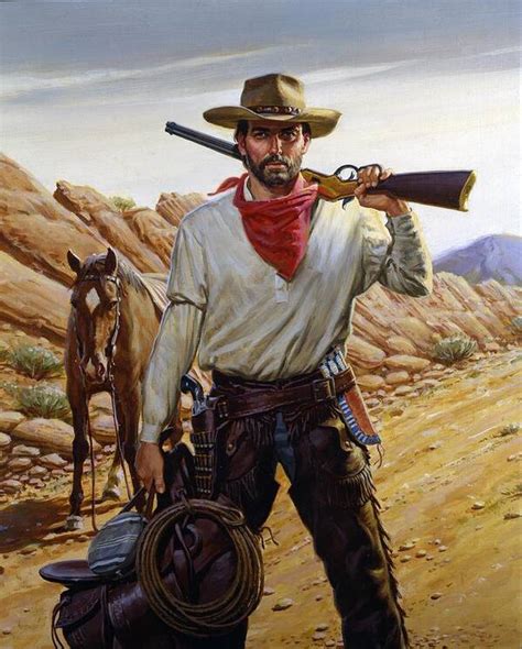 Cowboy Art Print by Ed Vebell - Photos.com