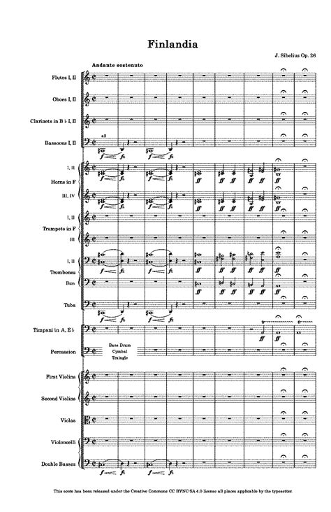 Finlandia, Op.26 (Sibelius, Jean) - IMSLP: Free Sheet Music PDF Download