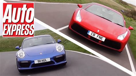 Ferrari 488 GTB vs Porsche 911 Turbo S: turbo supercars fight it out