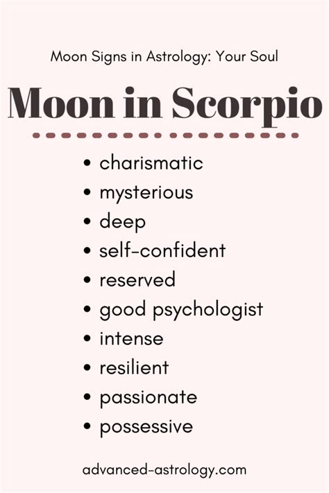 Moon in Scorpio Personality: the Ultimate Guide