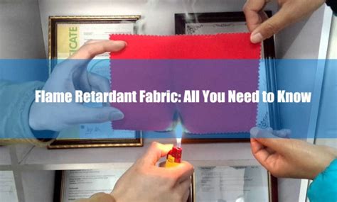 Flame Retardant Fabric: All You Need to Know