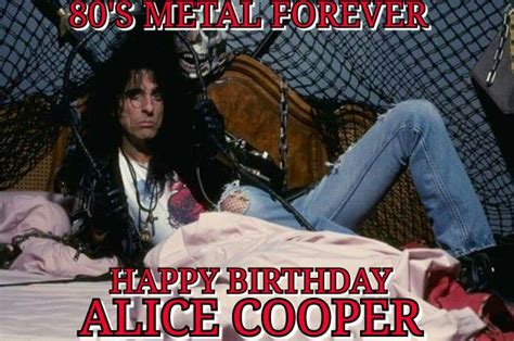 Pin by dia on FEB METAL BDAYS | Alice cooper, Happy, Happy birthday