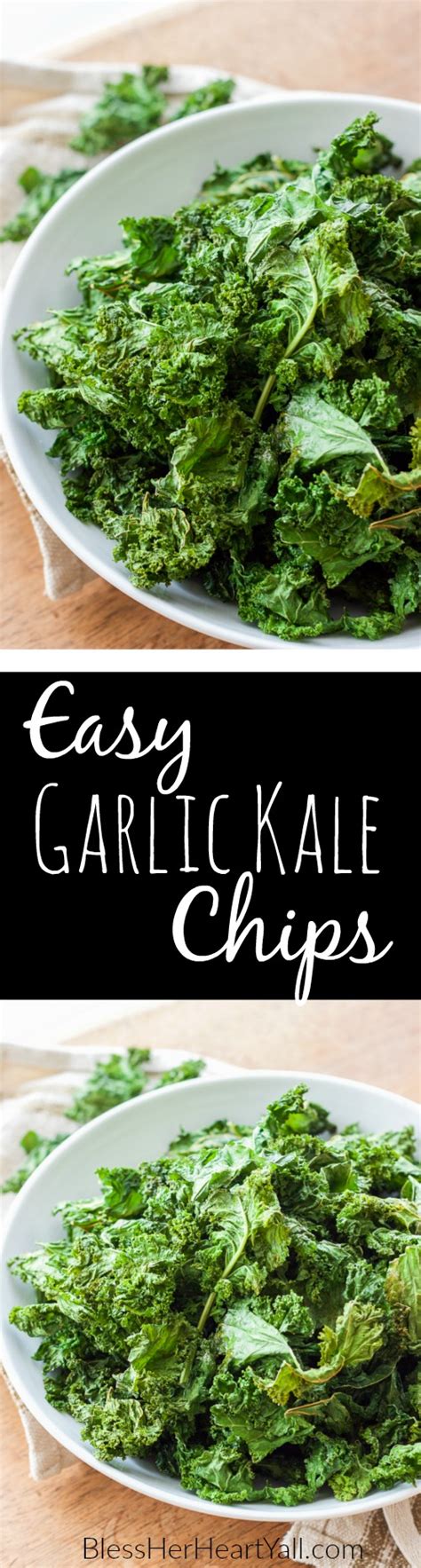 Baked Garlic Kale Chips: Easy, Quick, and Healthy!