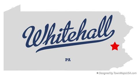 Map of Whitehall, Lehigh County, PA, Pennsylvania