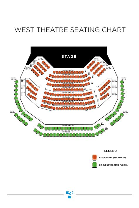 West Theatre Seating Chart — TheatreSquared