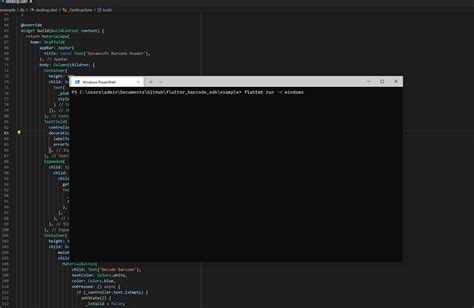 Flutter Barcode Plugin - Writing C++ Code for Windows Desktop | Dynamsoft Developers Blog